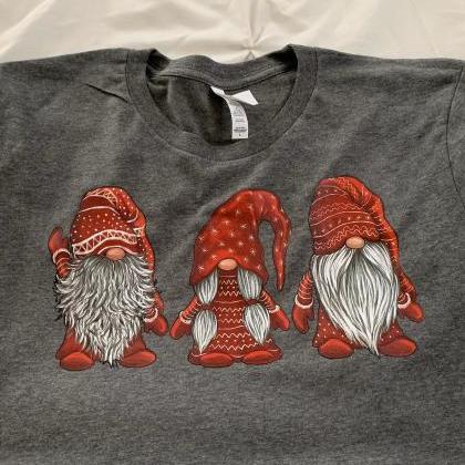 Gnomes shirt.Christmas Gnones. Holi..