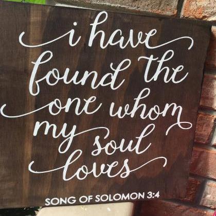 I Have Found The One Whom My Soul Loves. Song Of..