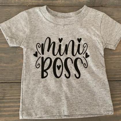 Boss Lady. Mini Boss. Mommy And Me Set. Bella..
