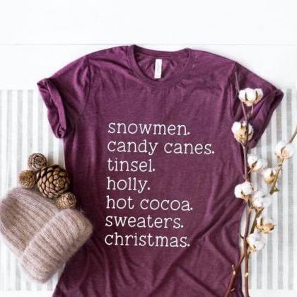 Christmas Favorites Shirt. Christmas List...