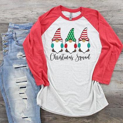 Christmas Squad Shirt . Gnomes. Nordic. Christmas..