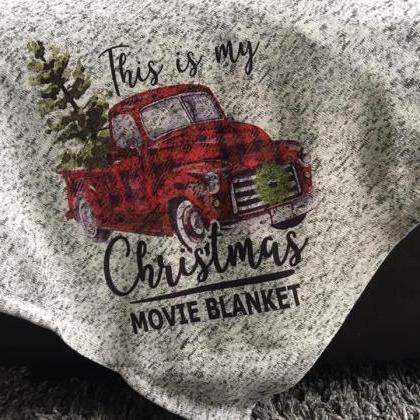Christmas Movie Fleece Blanket, This Is My..