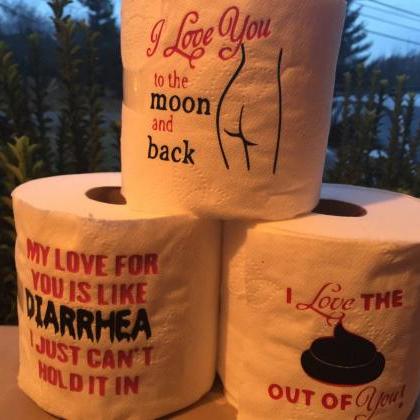 Valentine's Day toilet paper gift!