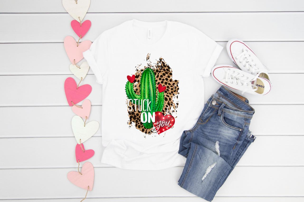 Stuck on you. Cactus. Valentines Day Raglan. Sublimation. Next Level. Valentines Day Tee. love. Gnomes Valentines. Gnomes Love.Striped