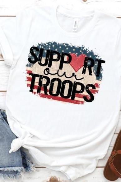 Support our troops. July 4th.4th July.Independence Day. Red Friday. Sublimation. Next Level. Sublimation printing.