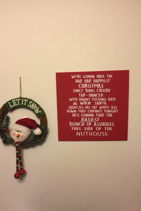 16x16 National Lampoons Christmas vacation wood sign quote