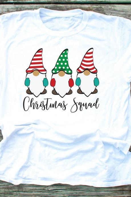 Christmas Squad shirt . Gnomes. Nordic. Christmas Party. Baking Party.Christmas Gnomes. Christmas tee. Raglan. Sublimation